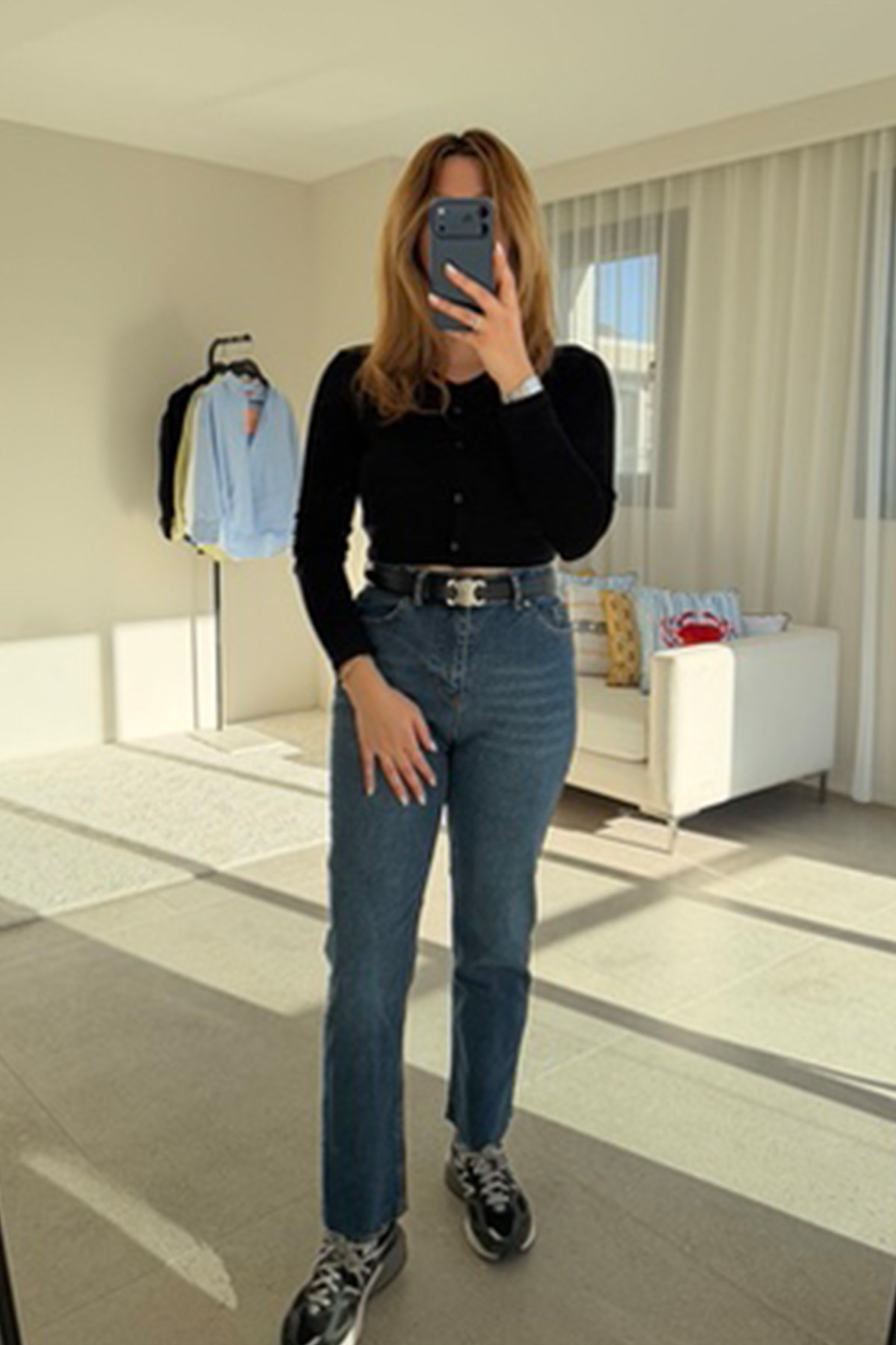 Ütülü Paça Premium Seri Koyu Mavi Jean
