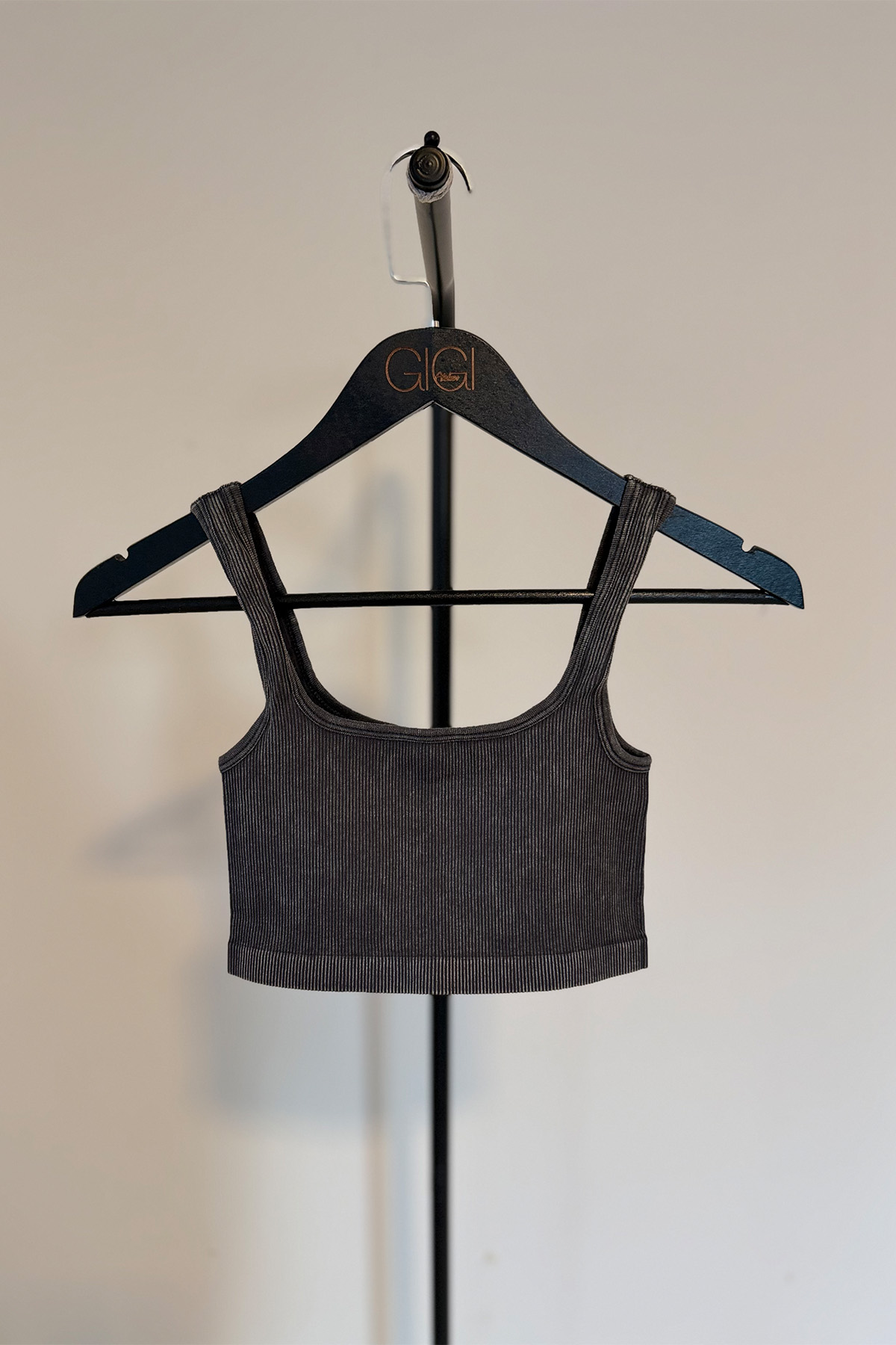 Antrasit Crop Top Antrasit Crop Top - Görsel 1