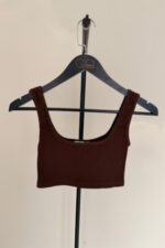 Acı Kahve Crop Top