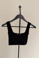 Siyah Crop Top