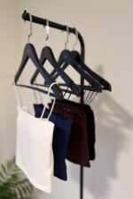 İp Askılı Elit Lacivert Crop Top - Görsel 2