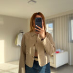 Krem Mira Kısa Ceket