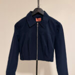 Lacivert Kısa Bomber Ceket