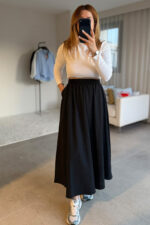 Siyah Maxi Etek - Görsel 2