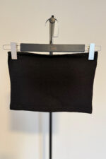 Siyah Straplez Top