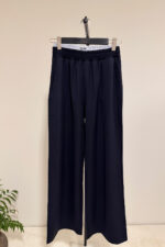 Lacivert Geniş Paça Palazzo Pantolon - Görsel 2
